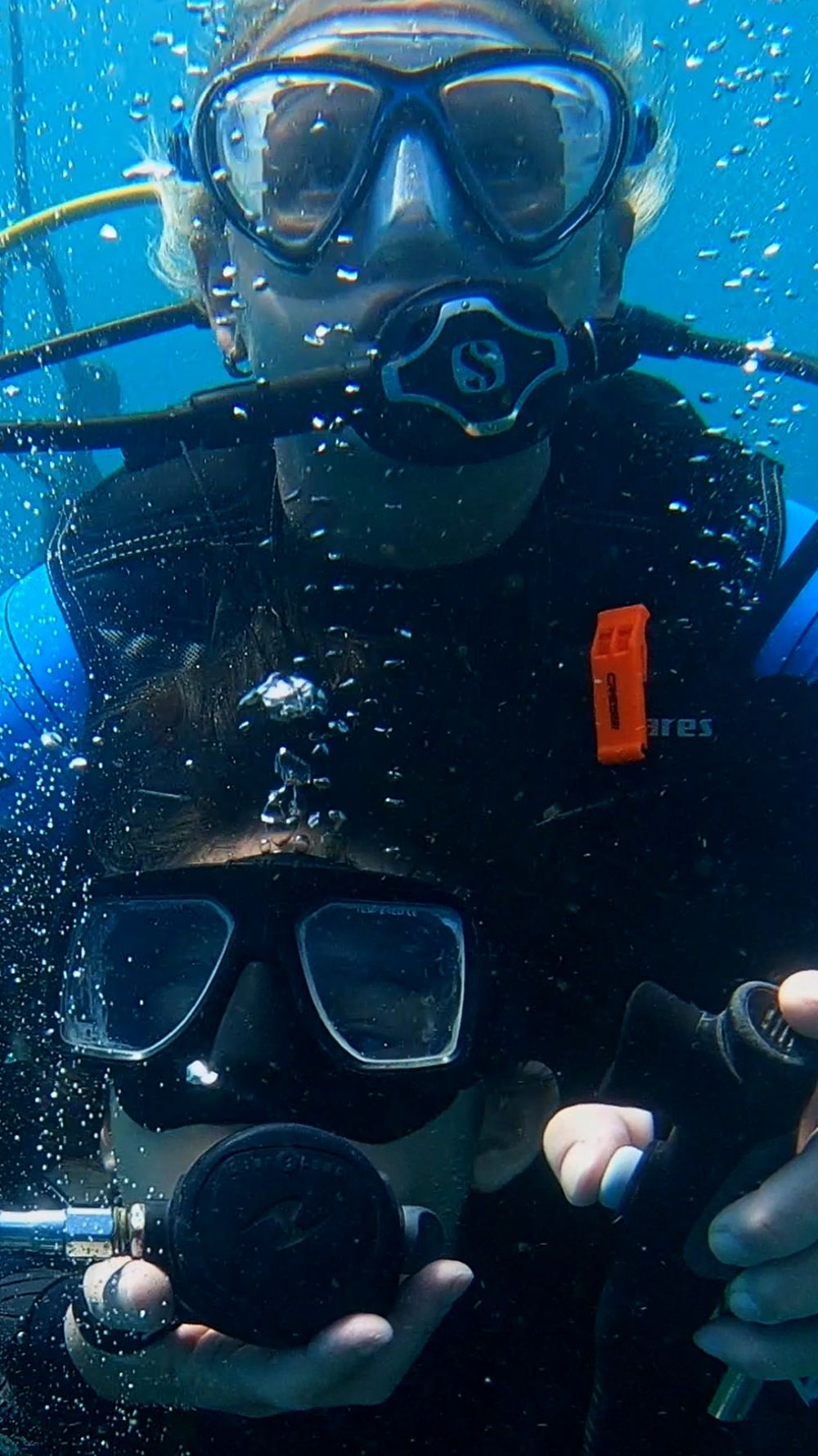 PADI Rescue course conducted by WSD in Amed Bali in French language