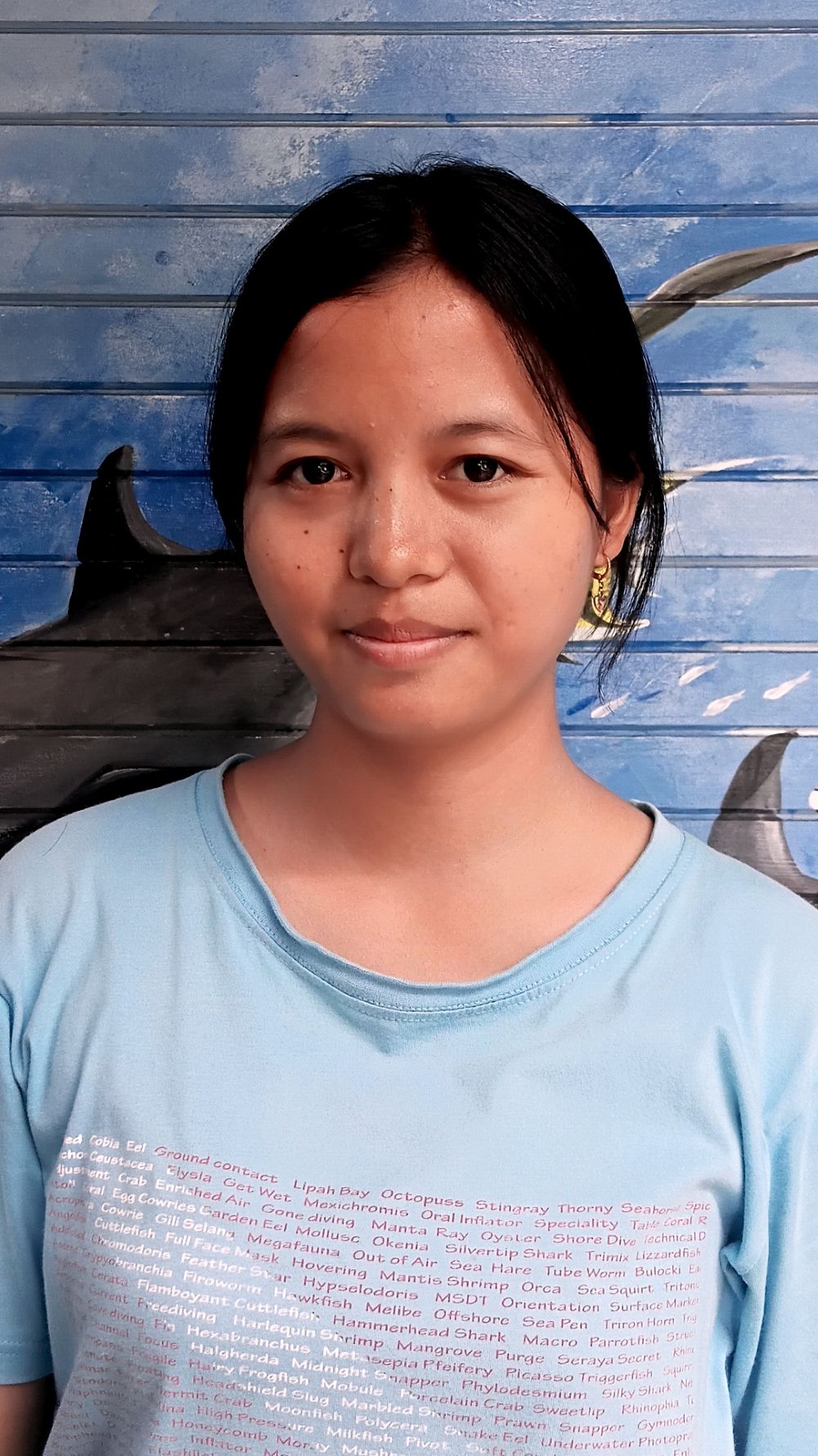 Ni Luh new staff Front Office of the Dive Resort Amed White Sand Divers in BALI