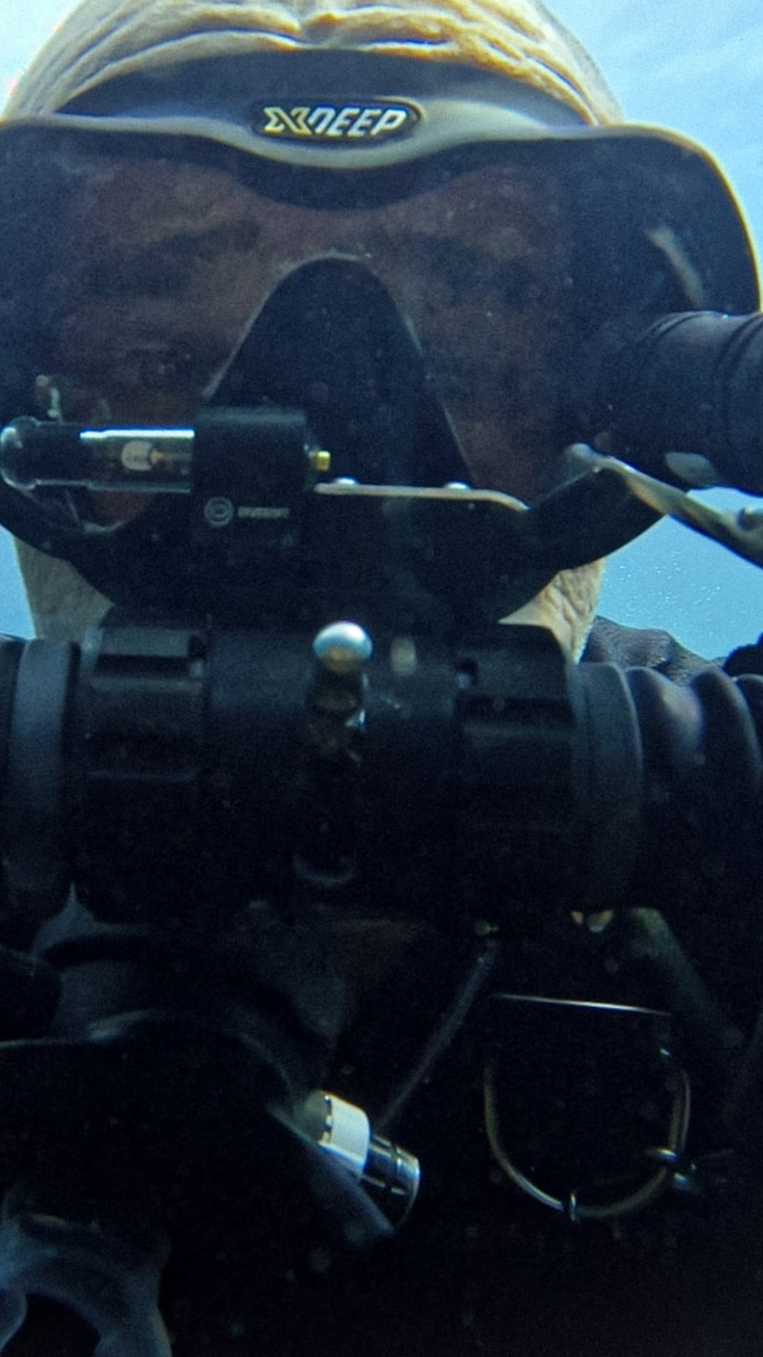 Trimix CCR dives available to explore the greater depths in Amed Tulamben BALI with Mola mola and thresher sharks